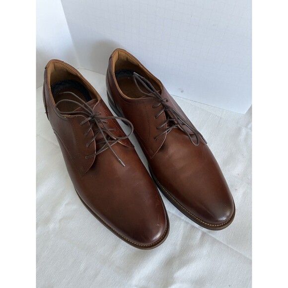 Florsheim Plain Toe Oxfords Men\'s Size 12 D Cognac